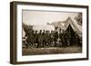 President Lincoln Visiting the Camp at Antietam, 1892-Mathew Brady-Framed Giclee Print