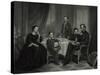 President Lincoln with His Family, 1861-Science Source-Stretched Canvas