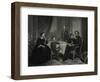 President Lincoln with His Family, 1861-Science Source-Framed Giclee Print