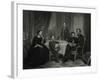 President Lincoln with His Family, 1861-Science Source-Framed Giclee Print