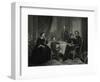 President Lincoln with His Family, 1861-Science Source-Framed Premium Giclee Print
