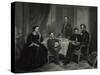 President Lincoln with His Family, 1861-Science Source-Stretched Canvas