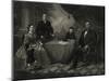 President Lincoln with His Family-Science Source-Mounted Premium Giclee Print