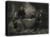 President Lincoln with His Family-Science Source-Stretched Canvas