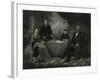 President Lincoln with His Family-Science Source-Framed Giclee Print