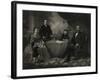 President Lincoln with His Family-Science Source-Framed Giclee Print