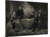 President Lincoln with His Family-Science Source-Mounted Giclee Print