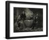 President Lincoln with His Family-Science Source-Framed Giclee Print