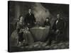 President Lincoln with His Family-Science Source-Stretched Canvas