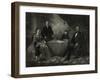 President Lincoln with His Family-Science Source-Framed Giclee Print