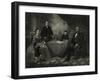 President Lincoln with His Family-Science Source-Framed Giclee Print