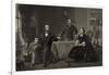 President Lincoln with His Family-Science Source-Framed Giclee Print