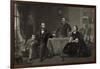 President Lincoln with His Family-Science Source-Framed Giclee Print