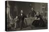 President Lincoln with His Family-Science Source-Stretched Canvas