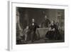 President Lincoln with His Family-Science Source-Framed Giclee Print