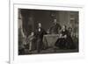 President Lincoln with His Family-Science Source-Framed Giclee Print