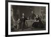 President Lincoln with His Family-Science Source-Framed Giclee Print