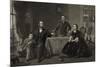 President Lincoln with His Family-Science Source-Mounted Giclee Print