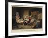 President Lincoln Writing the Proclamation of Freedom-null-Framed Giclee Print