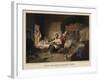 President Lincoln Writing the Proclamation of Freedom-null-Framed Giclee Print