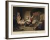 President Lincoln Writing the Proclamation of Freedom-null-Framed Giclee Print