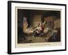 President Lincoln Writing the Proclamation of Freedom-null-Framed Giclee Print