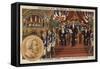 President Loubet of France Opening the Exposition Universelle, Paris, 1900-null-Framed Stretched Canvas