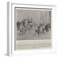 President Loubet Receiving the Deputation from Messers Lever Brothers, Limited-Ralph Cleaver-Framed Giclee Print