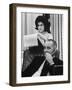 President Lyndon B. Johnson with Daughter Lucy Baines Johnson in White House-Stan Wayman-Framed Photographic Print