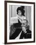 President Lyndon B. Johnson with Daughter Lucy Baines Johnson in White House-Stan Wayman-Framed Photographic Print