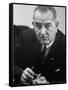 President Lyndon B. Johnson-Stan Wayman-Framed Stretched Canvas