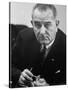 President Lyndon B. Johnson-Stan Wayman-Stretched Canvas