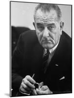 President Lyndon B. Johnson-Stan Wayman-Mounted Photographic Print