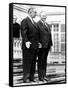 President Lyndon Johnson and West German Chancellor, Kurt Georg Kiesinger, April 24, 1967-null-Framed Stretched Canvas