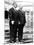 President Lyndon Johnson and West German Chancellor, Kurt Georg Kiesinger, April 24, 1967-null-Mounted Photo