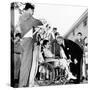 President Lyndon Johnson Greets Wounded Veterans at Walter Reed Hospital-null-Stretched Canvas