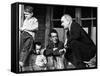 President Lyndon Johnson in Conversation the Tom Fletcher Family of Inez, Kentucky-null-Framed Stretched Canvas