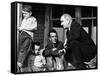 President Lyndon Johnson in Conversation the Tom Fletcher Family of Inez, Kentucky-null-Framed Stretched Canvas