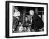 President Lyndon Johnson in Conversation the Tom Fletcher Family of Inez, Kentucky-null-Framed Photo