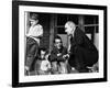 President Lyndon Johnson in Conversation the Tom Fletcher Family of Inez, Kentucky-null-Framed Photo