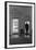 President Lyndon Johnson Looking Out Doorway of the Oval Office, Jan. 24, 1066-null-Framed Photo