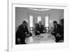 President Lyndon Johnson Meets with Civil Rights Leaders in Jan. 18, 1964-null-Framed Photo