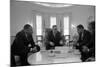 President Lyndon Johnson Meets with Civil Rights Leaders in Jan. 18, 1964-null-Mounted Photo