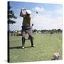 President Lyndon Johnson Playing Golf at Ramey Air Force Base, Puerto Rico, 1968-null-Stretched Canvas