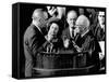 President Lyndon Johnson Takes the Oath of Office at His 1964 Inauguration-null-Framed Stretched Canvas