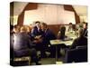 President Lyndon Johnson Talking with New York Congressmen-Bill Eppridge-Stretched Canvas