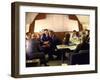 President Lyndon Johnson Talking with New York Congressmen-Bill Eppridge-Framed Photographic Print