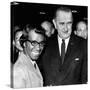 President Lyndon Johnson with Newly Elected Congresswomen Shirley Chisholm of New York-null-Stretched Canvas