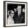 President Lyndon Johnson with Newly Elected Congresswomen Shirley Chisholm of New York-null-Framed Photo