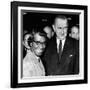 President Lyndon Johnson with Newly Elected Congresswomen Shirley Chisholm of New York-null-Framed Photo